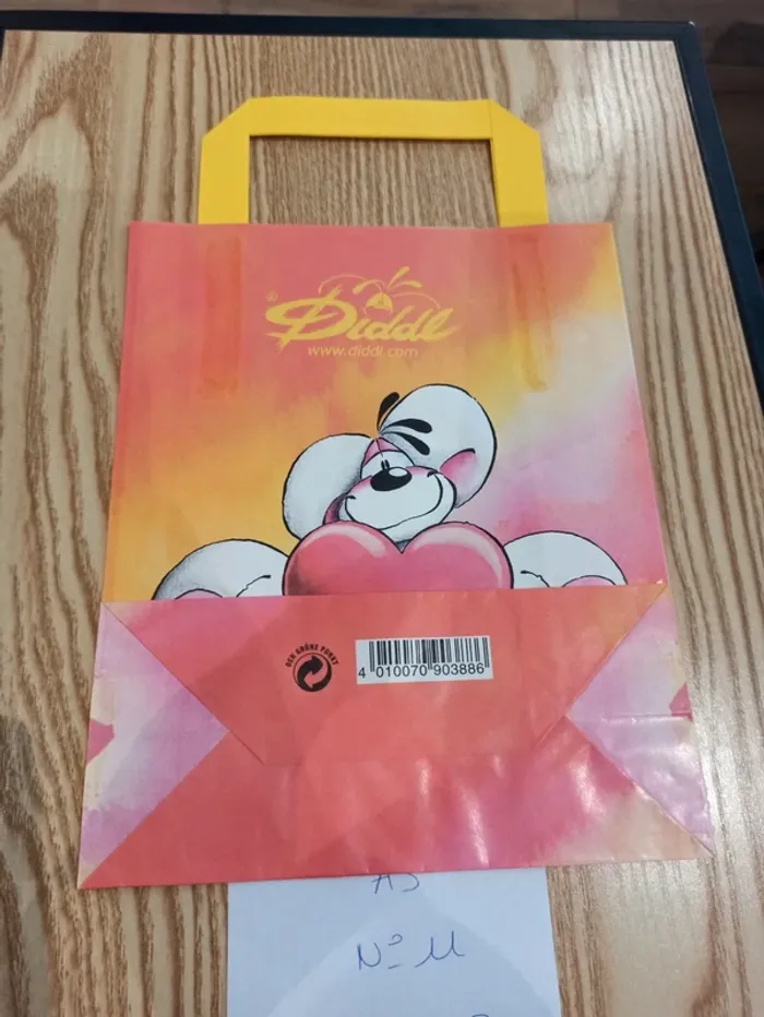 Sachet en papier Diddl A5 avec anses 11 1,50€ - photo numéro 2