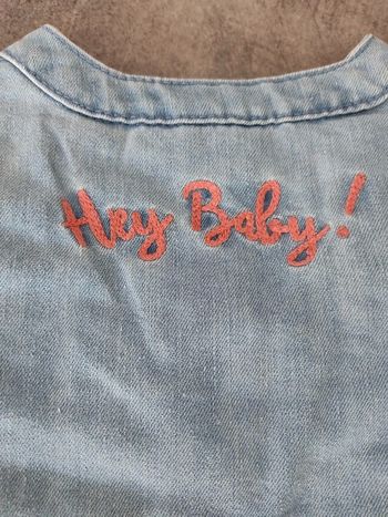 Veste en jean taille 9mois