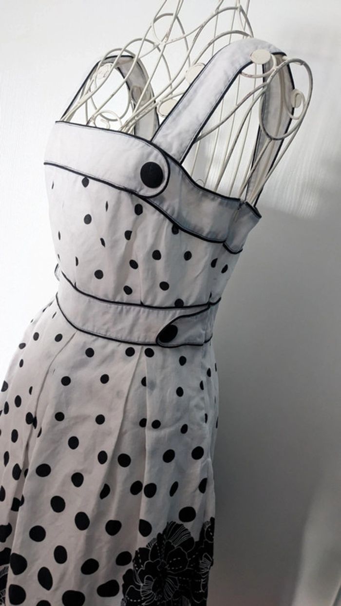 Robe Chic Noir et Blanche Derhy 40 - photo numéro 5