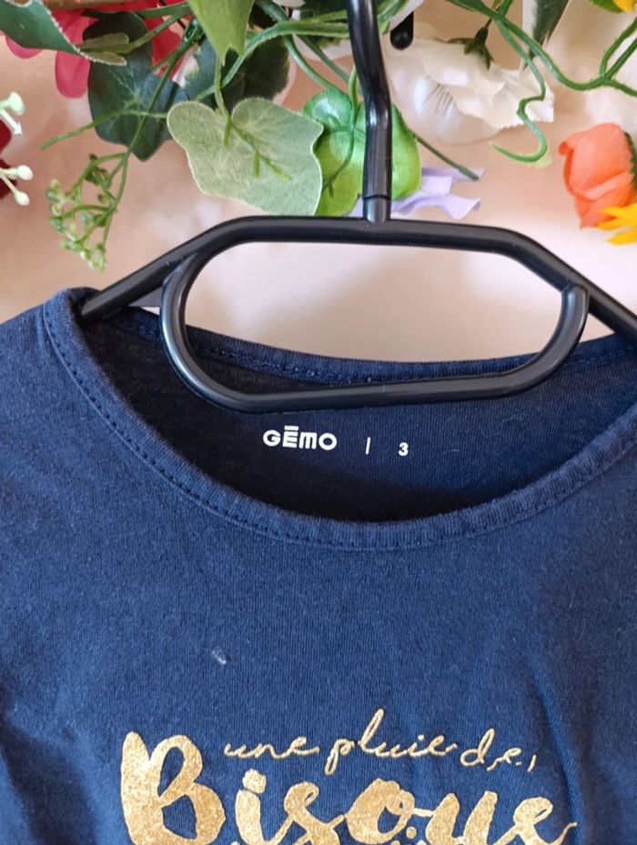 T-shirt manche longue 3ans Gémo - photo numéro 2