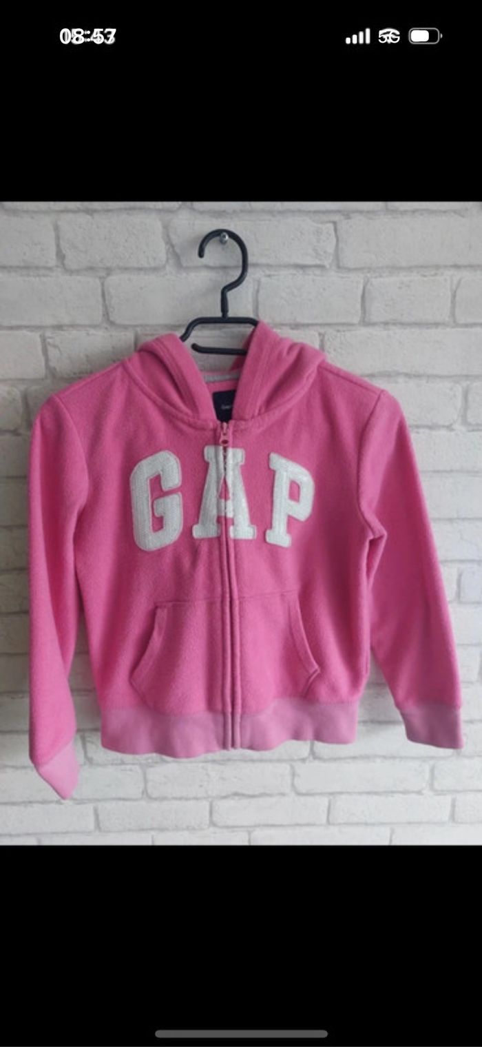 Veste polaire  fille GAP taille M enfant 8 ans