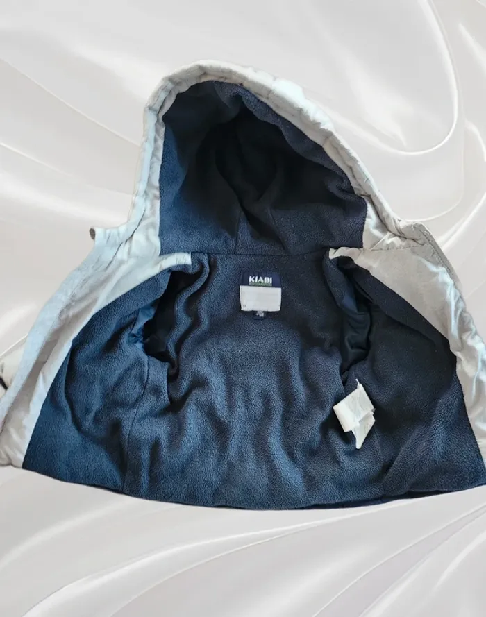 Doudoune grise garçon 12 mois - photo numéro 3