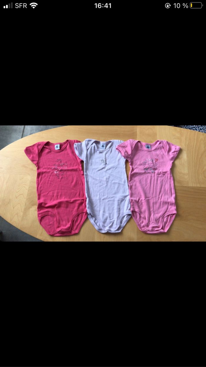 Lot body fille petit bateau - photo numéro 2