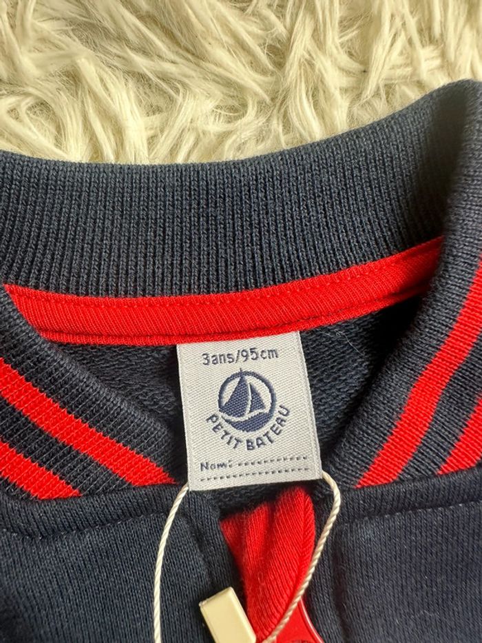 Teddy en jersey épais petit bateau taille 3 ans - photo numéro 3