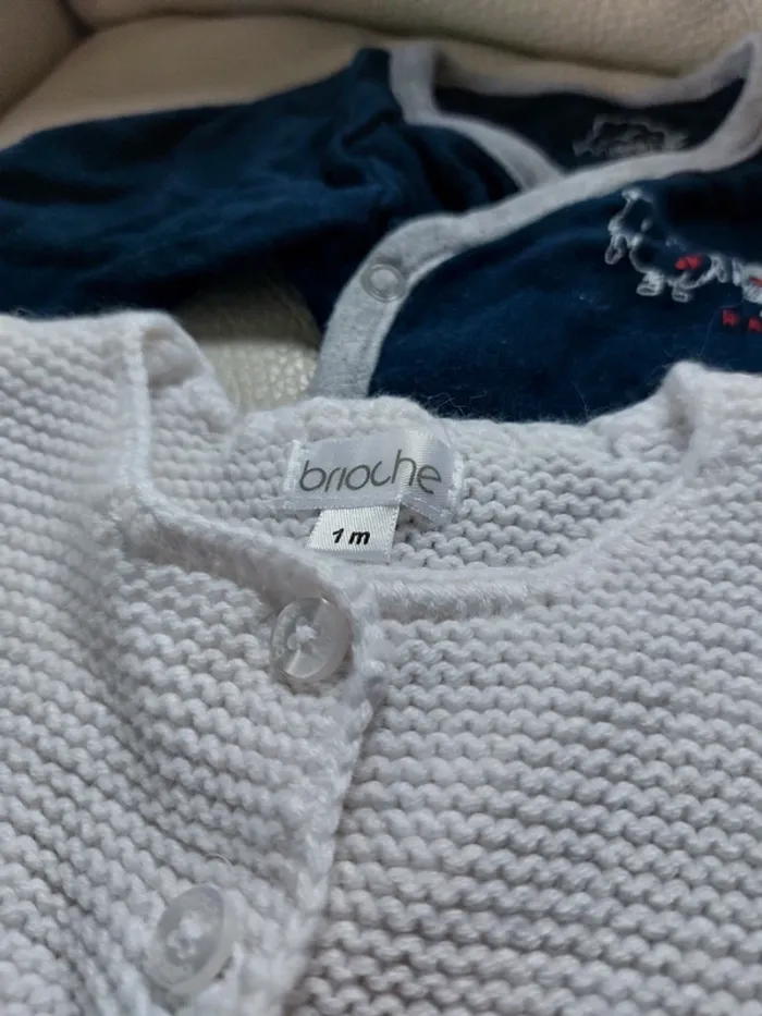 Lot de 7 articles vêtements bébé 1 mois - photo numéro 7