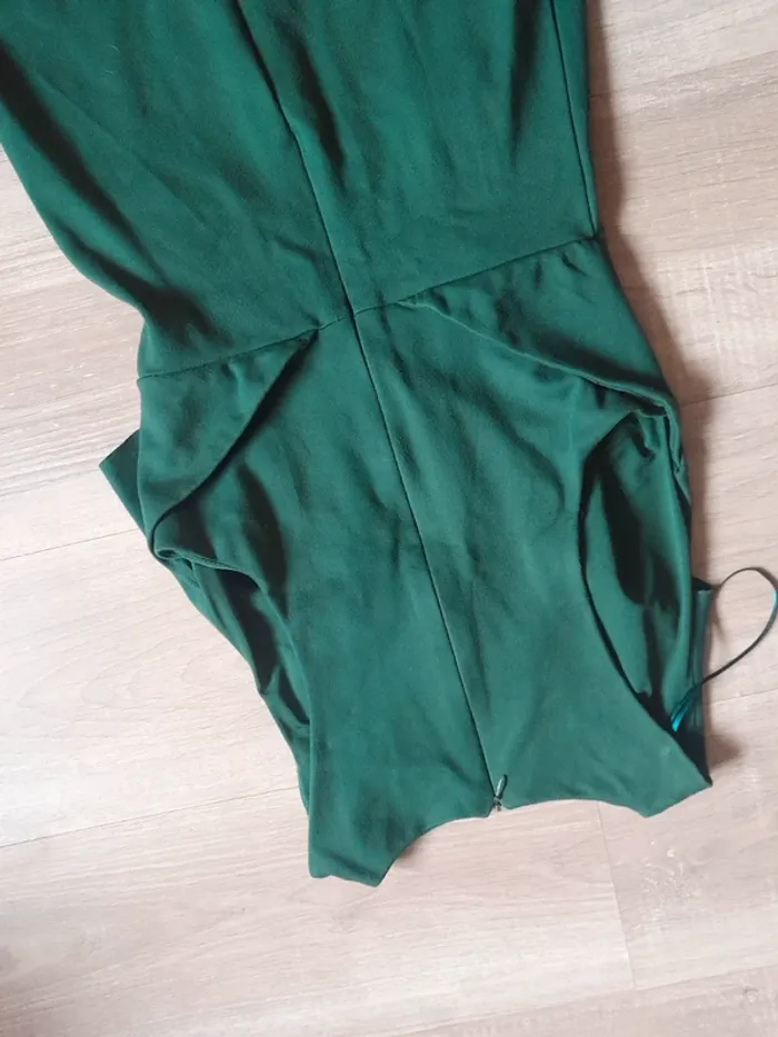 Robe vert émeraude zara - photo numéro 2