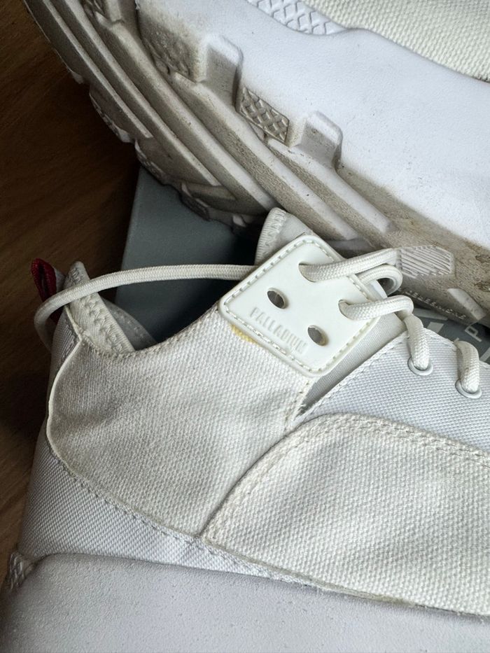 Basket montante Pallidium en toile blanche - photo numéro 8