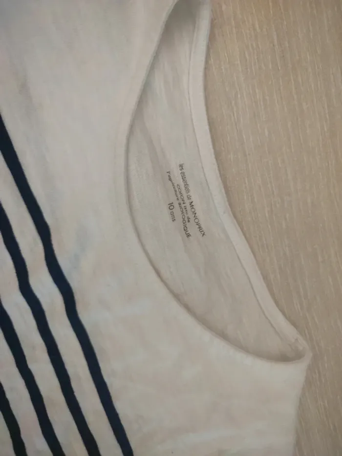 Marinière monoprix 10 ans - photo numéro 2