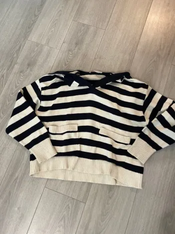 Pull femme Zara à rayures style marin