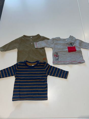 T-shirt à manche longue 1 mois 