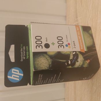 PACK DE 2 CARTOUCHES D'ENCRE HP 300 - BLACK, TRICOLORE -