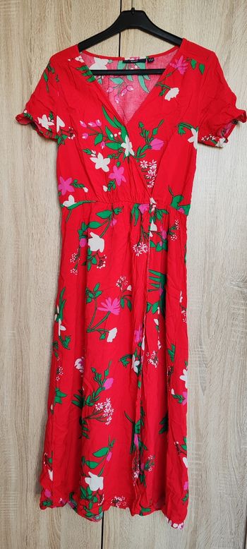Robe longue fleurie