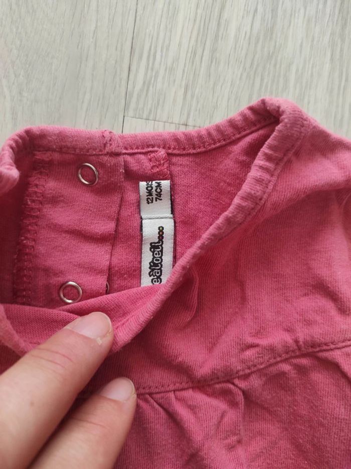 Tee-shirt fille 12 mois - photo numéro 4