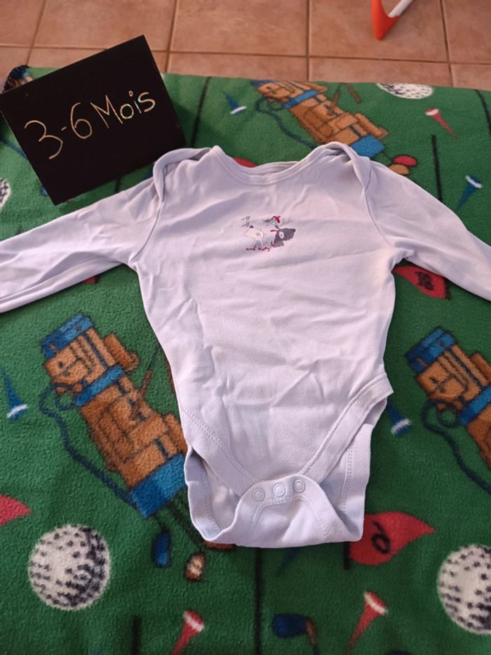 Body garçon 3-6 MOIS