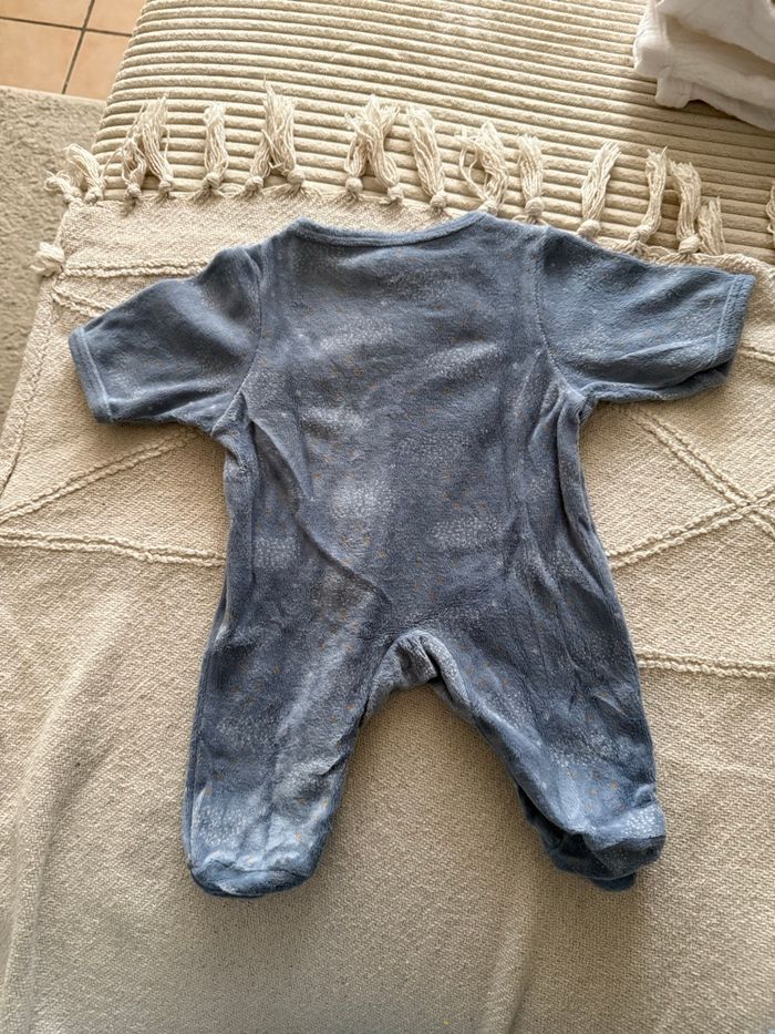 Pyjama à zip velours - photo numéro 2