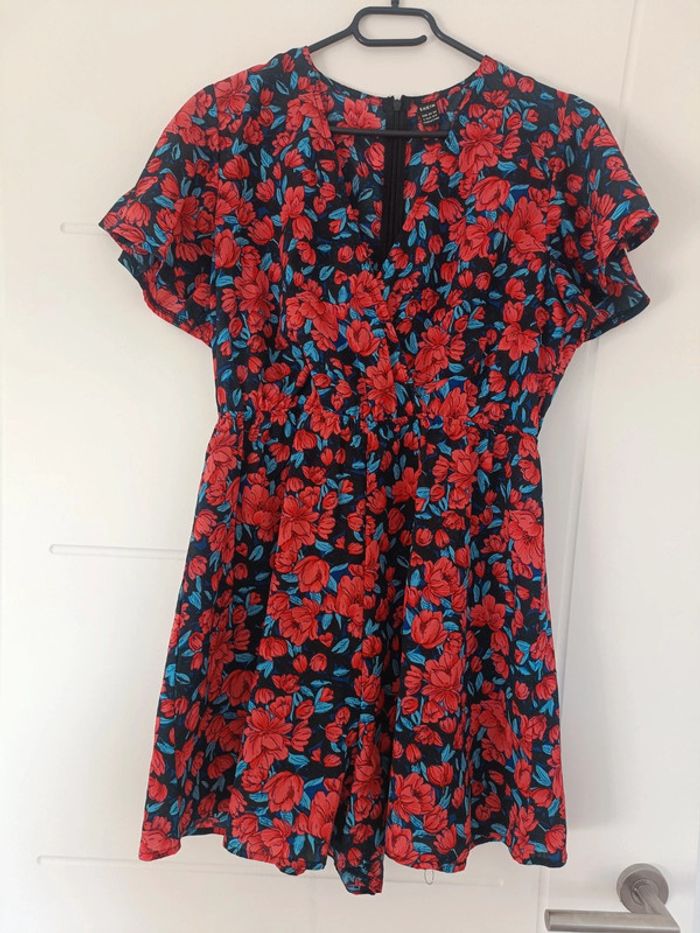 Combi short fleurie taille L