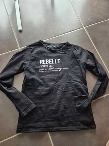 Tee-shirt manches longues 10 ans Kaporal