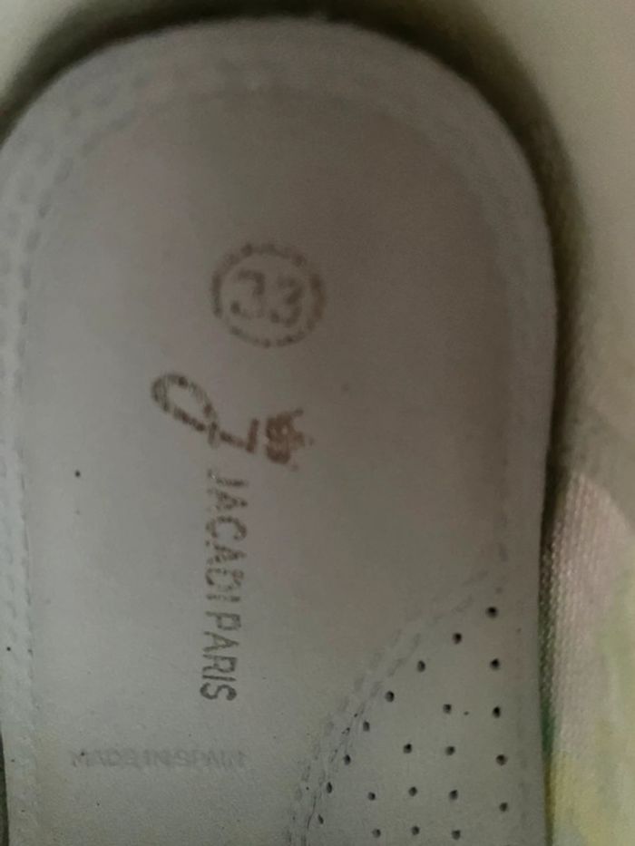 Chaussures en toile liberty jacadi pointure 33 - photo numéro 2