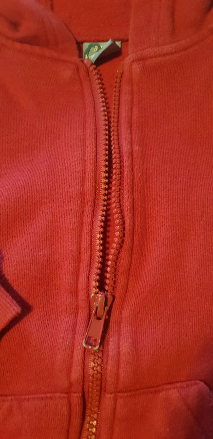 Veste/gilet garçon 4 ans rouge Bordeaux Instagram - photo numéro 3