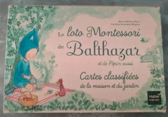 Jeu plateau enfant Loto Montessori de Balthazar - photo numéro 2