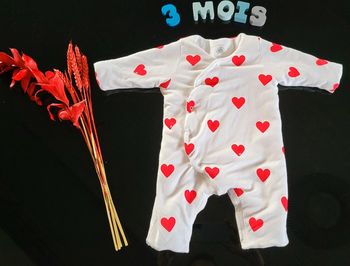 Combinaison chaude coeur