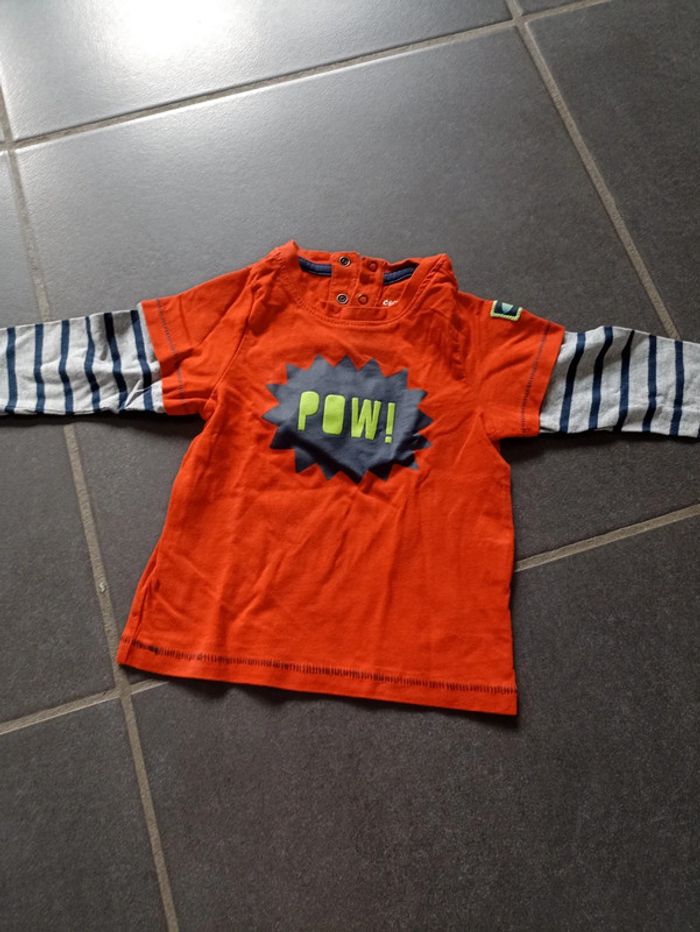 T-shirt manche longue 12 mois