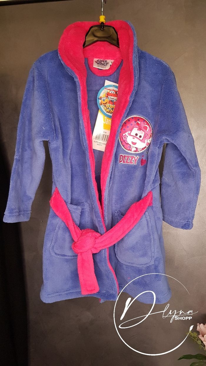 Peignoir de chambre super wings 3 ans