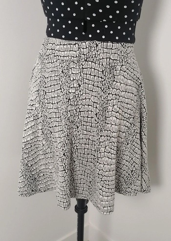 Jupe courte noir blanc taille L Brave Soul - photo numéro 4