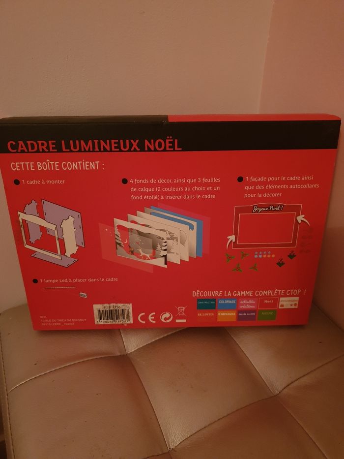 Cadre lumineux Noël neuf - photo numéro 2