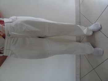 Pantalon droit écru