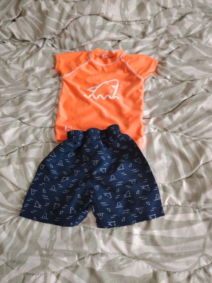 Combi plage UV bébé