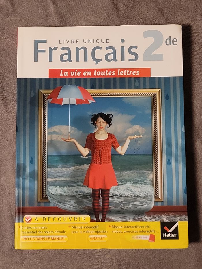 La Vie en Toutes Lettres 2de Format Compact + Livret Repères Specimen 2015 Damas-X