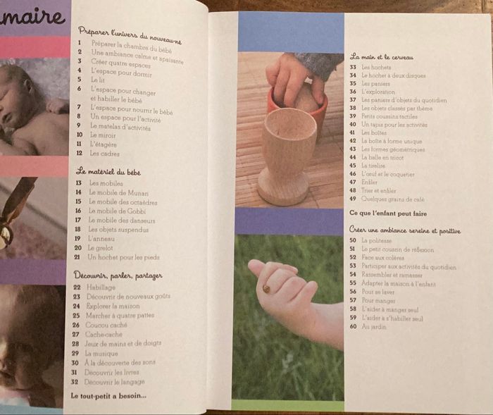 60 activités Montessori pour mon bébé - photo numéro 3