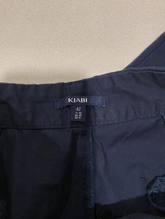 Joli pantalon marine Kiabi taille 42 - photo numéro 8