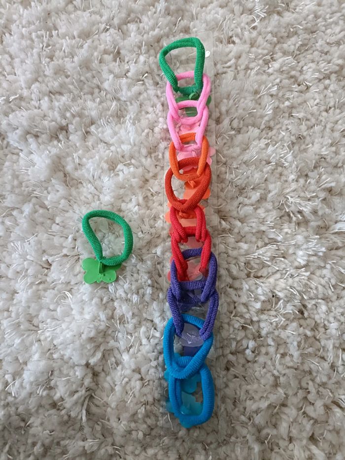 Lot de 12 chouchous pour petites filles - photo numéro 2