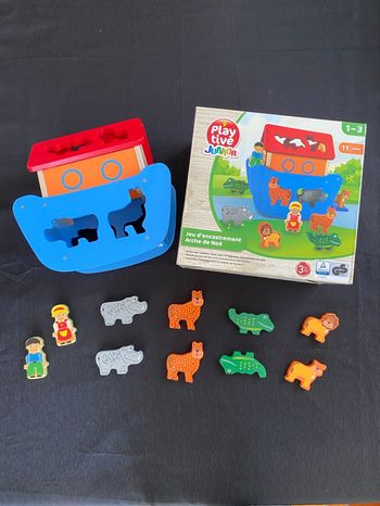 Arche de Noé en bois Playtive jeu d’encastrement 