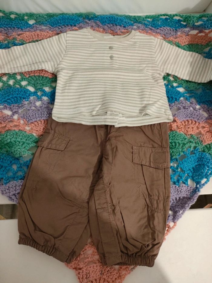 Lot 5 ensembles garçon, 0-3 mois - photo numéro 6