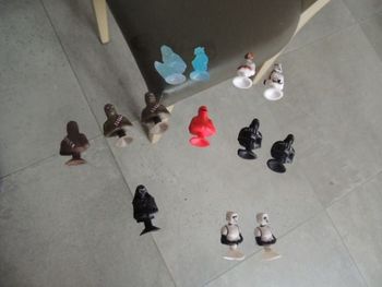 Lot de 13 mini figurines Star Wars ventouse