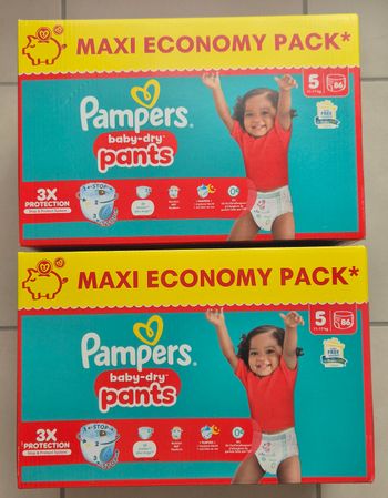 Couches pampers baby dry pants T5 