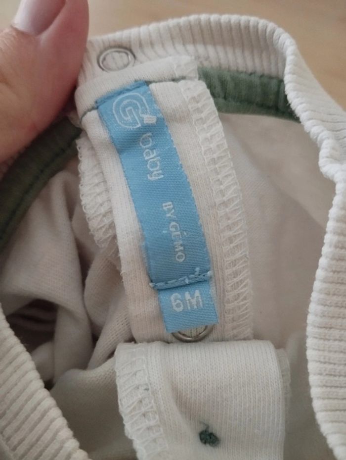 lot de 2 maillots manches longues 6 mois - photo numéro 3