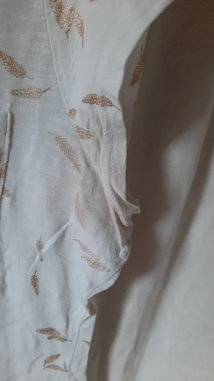 T-shirt été blanc - photo numéro 3