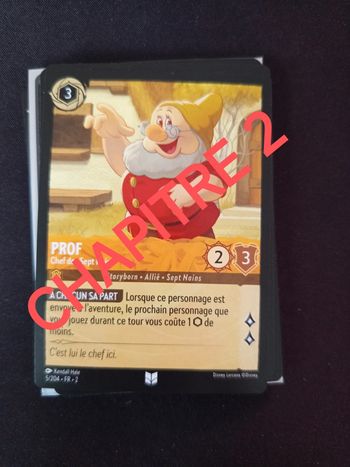 Lot cartes disney lorcana chapitre 2