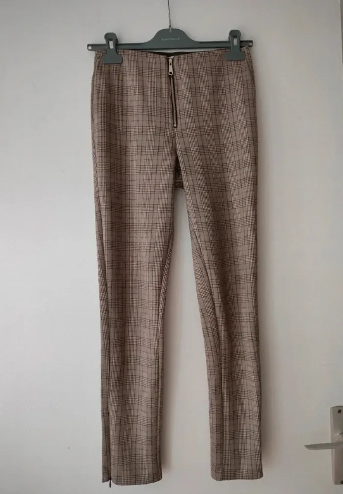 Pantalon peau de pêche Mango XS - photo numéro 4