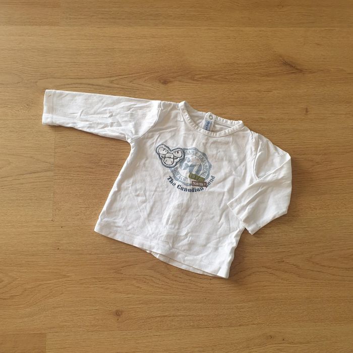 💚 Tee-shirt MC 9 mois Canari baby #emyfleury_9moisgarçon