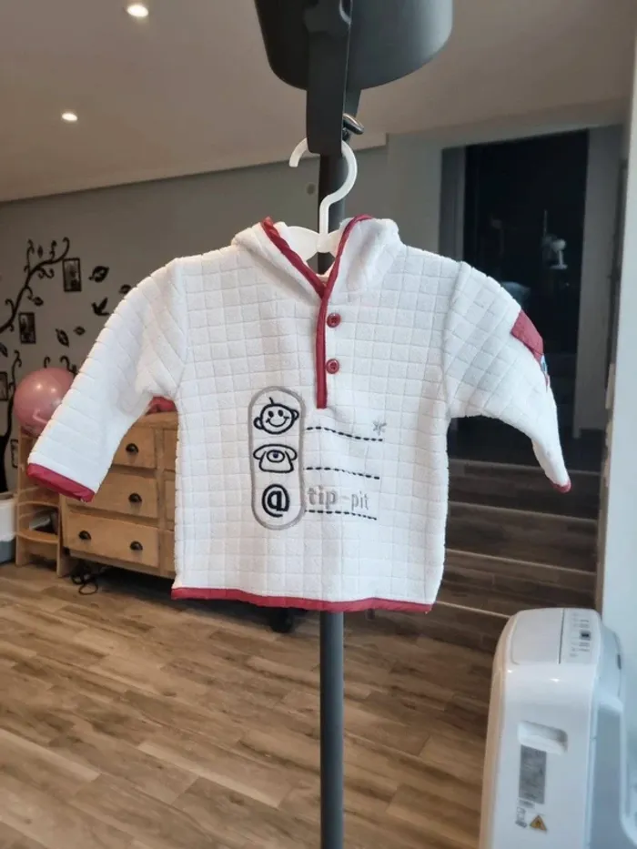Veste pull polaire caramouille 6 mois