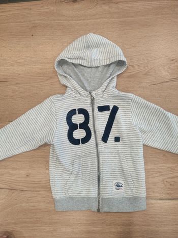 Gilet zippé 24 mois