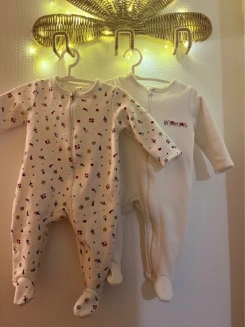 Lot de 2 Pyjamas chaud