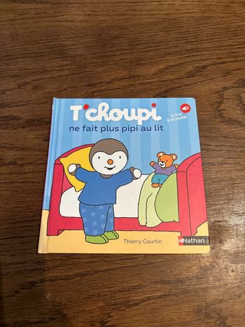 Livre T’choupi ne fait plus pipi au lit