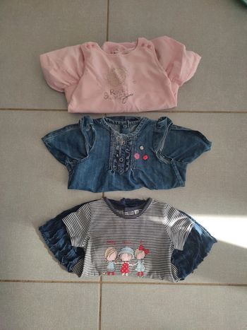 Lot de 3 robes T.12 M