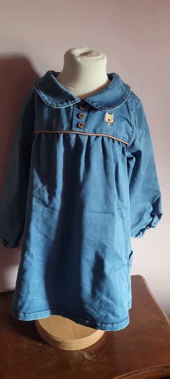 Robe manches longues en jean's